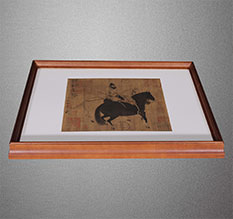 中牟书画装裱配框服务案例